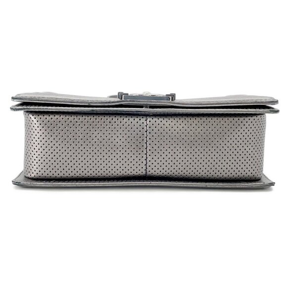 CHANEL Boy Chanel ChainShoulder Bag Size 25 Lambskin Silver A67086 - Picture 6 of 15